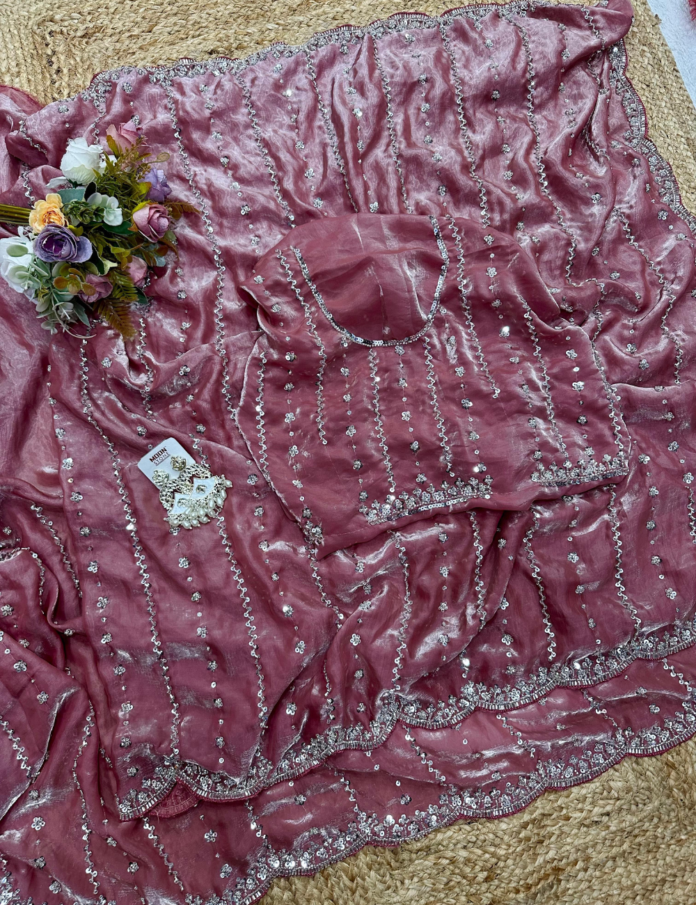 Premium Fendy Space Silk Saree