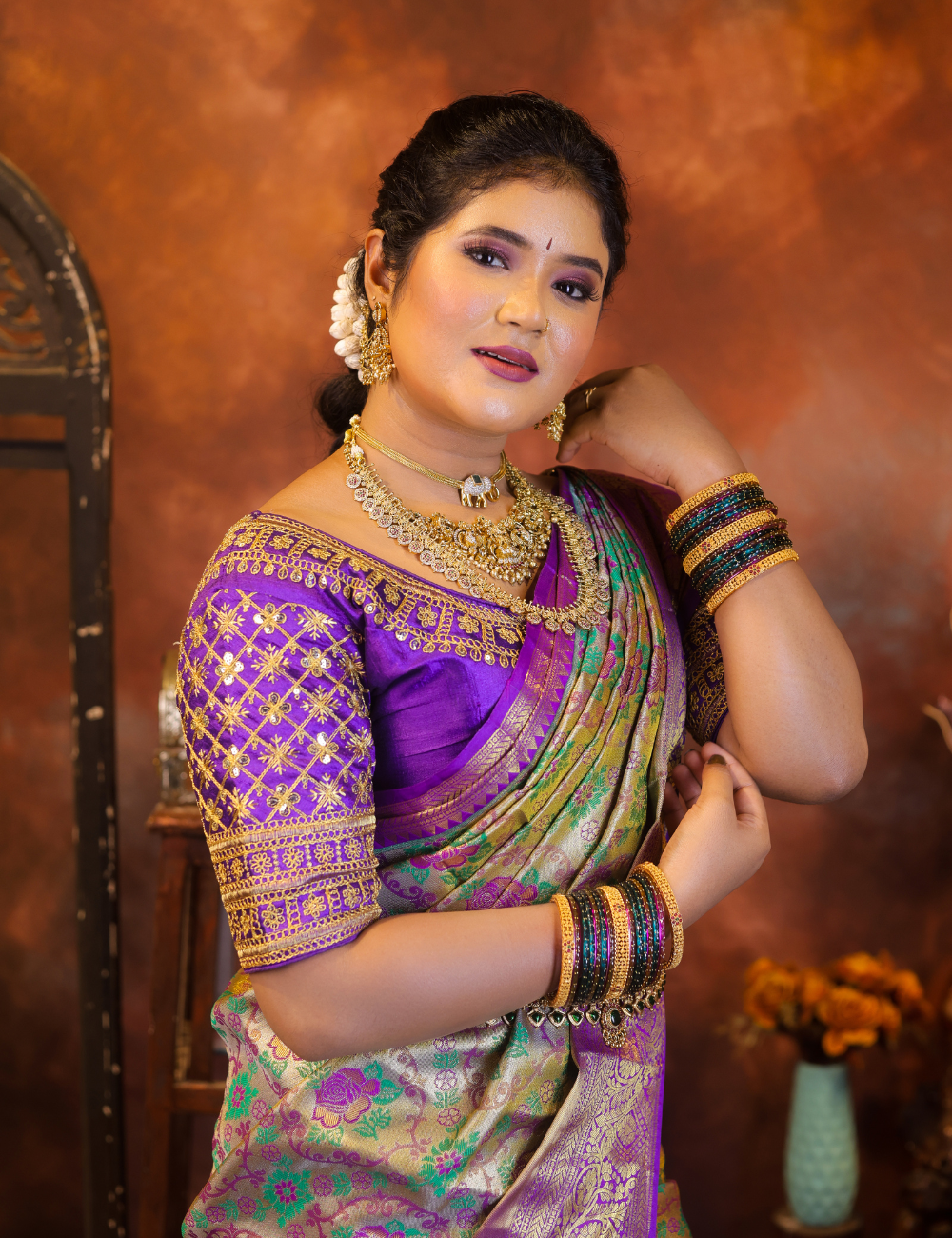 Royal Brocade Pure Silk Saree