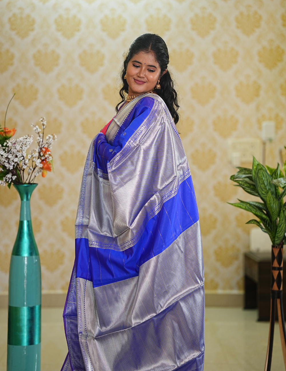 Banarasi Katan taffeta Silk