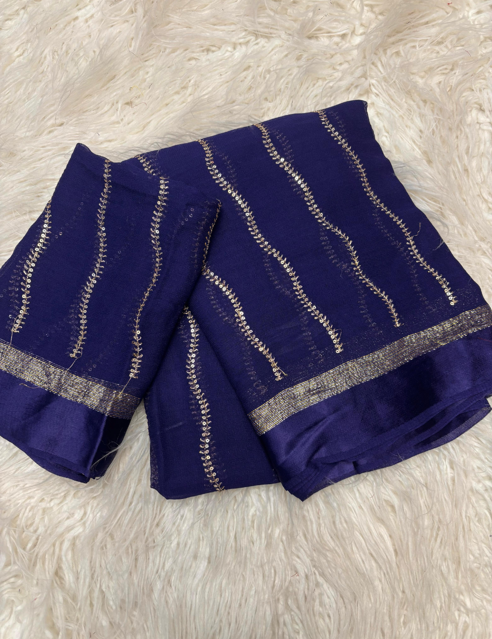 Viscose Georgette with satin lining