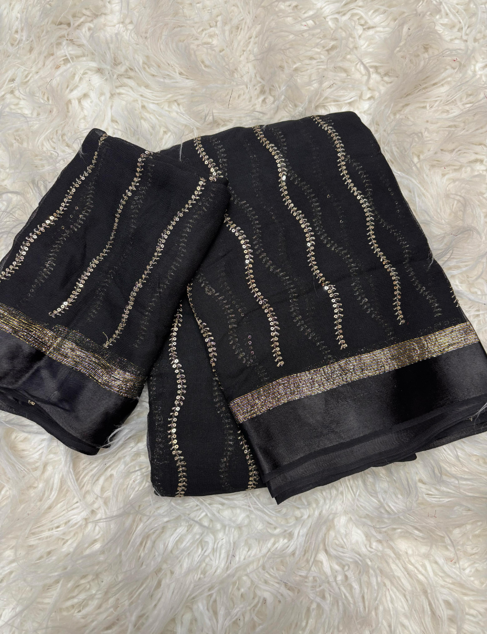 Viscose Georgette with satin lining