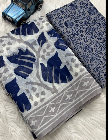 Digital printed Kota doriya saree