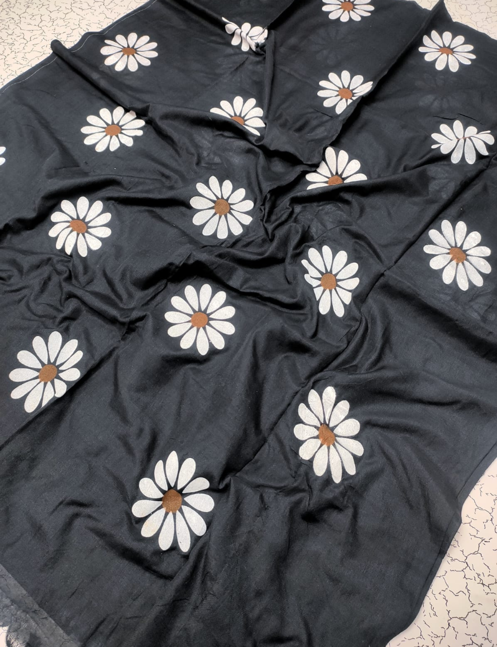 Daisy Printed Khadi cotton