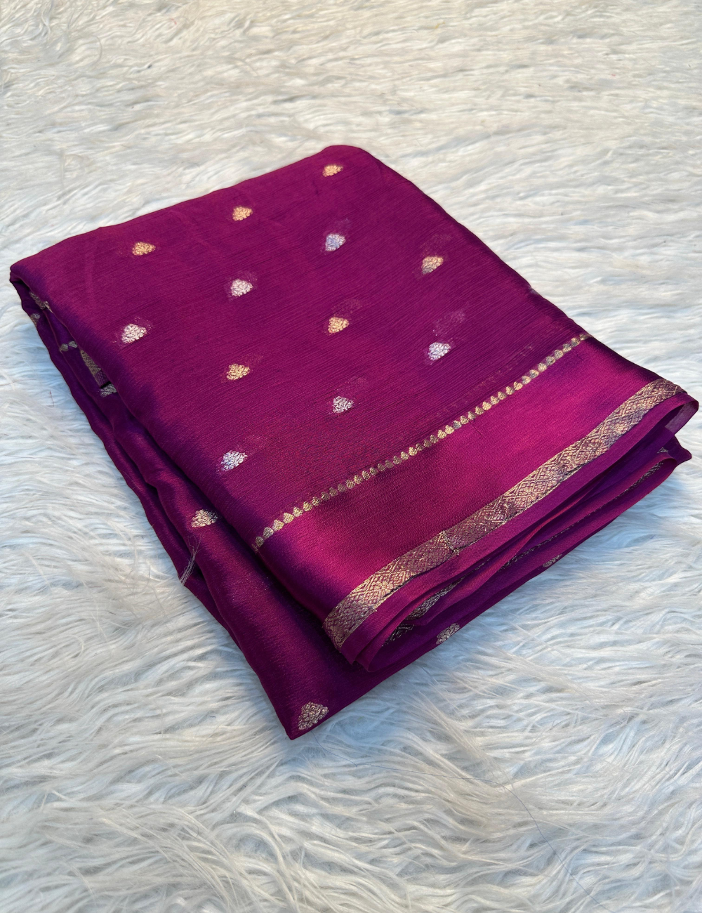 Regal grace viscose chinon saree