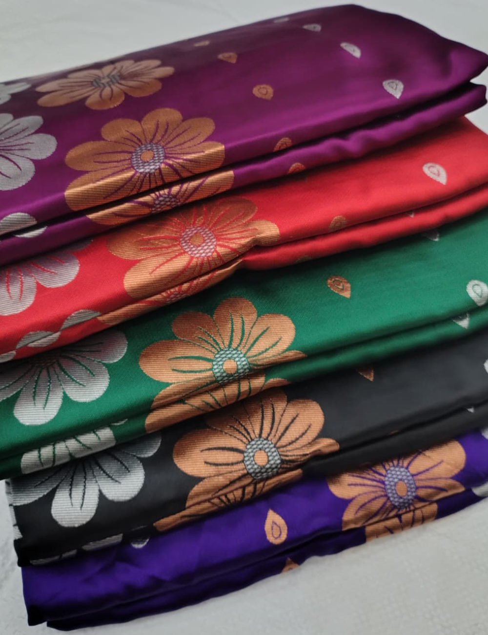 Banarasi Soft Silk with Floral Weaving