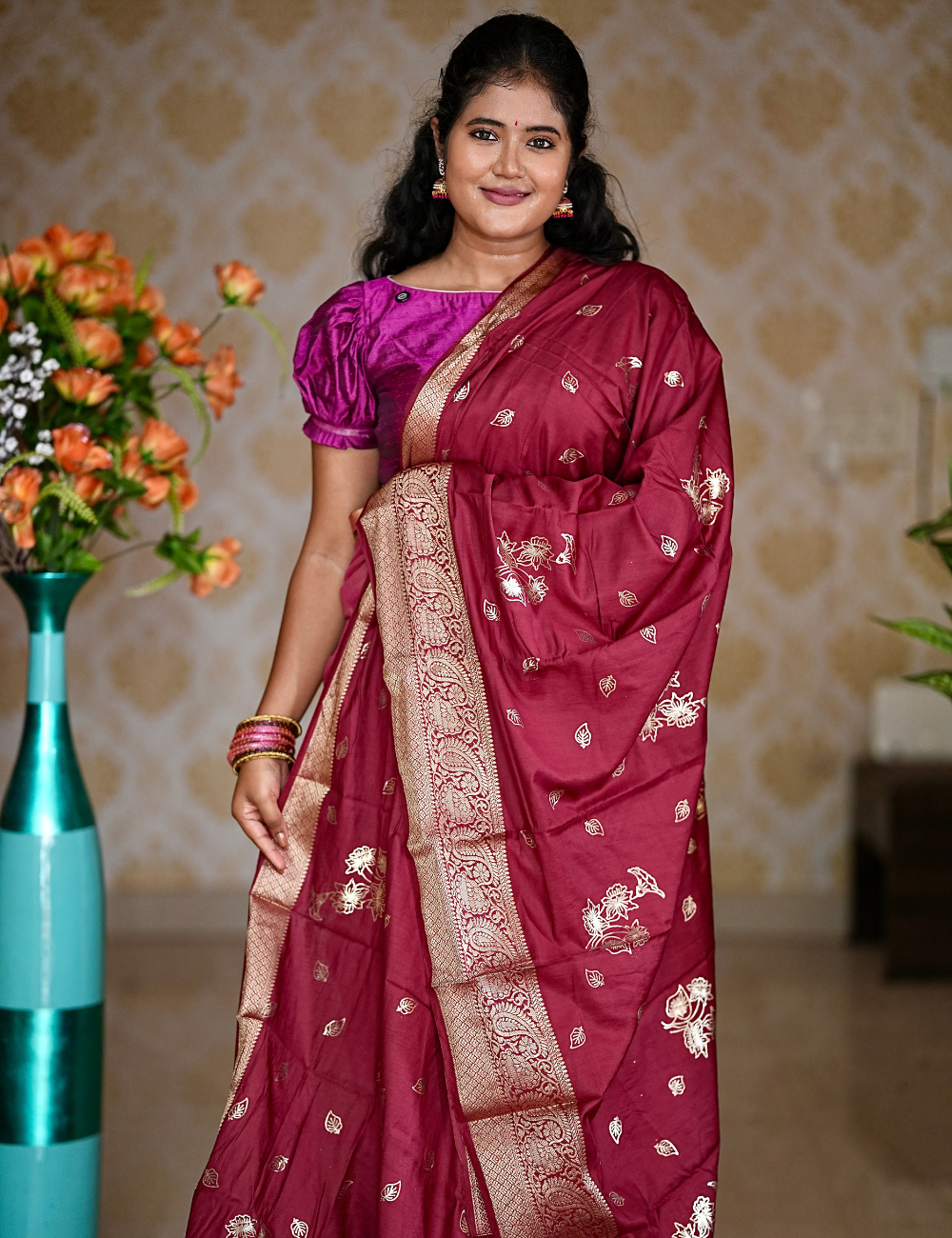 Banarasi soft silk