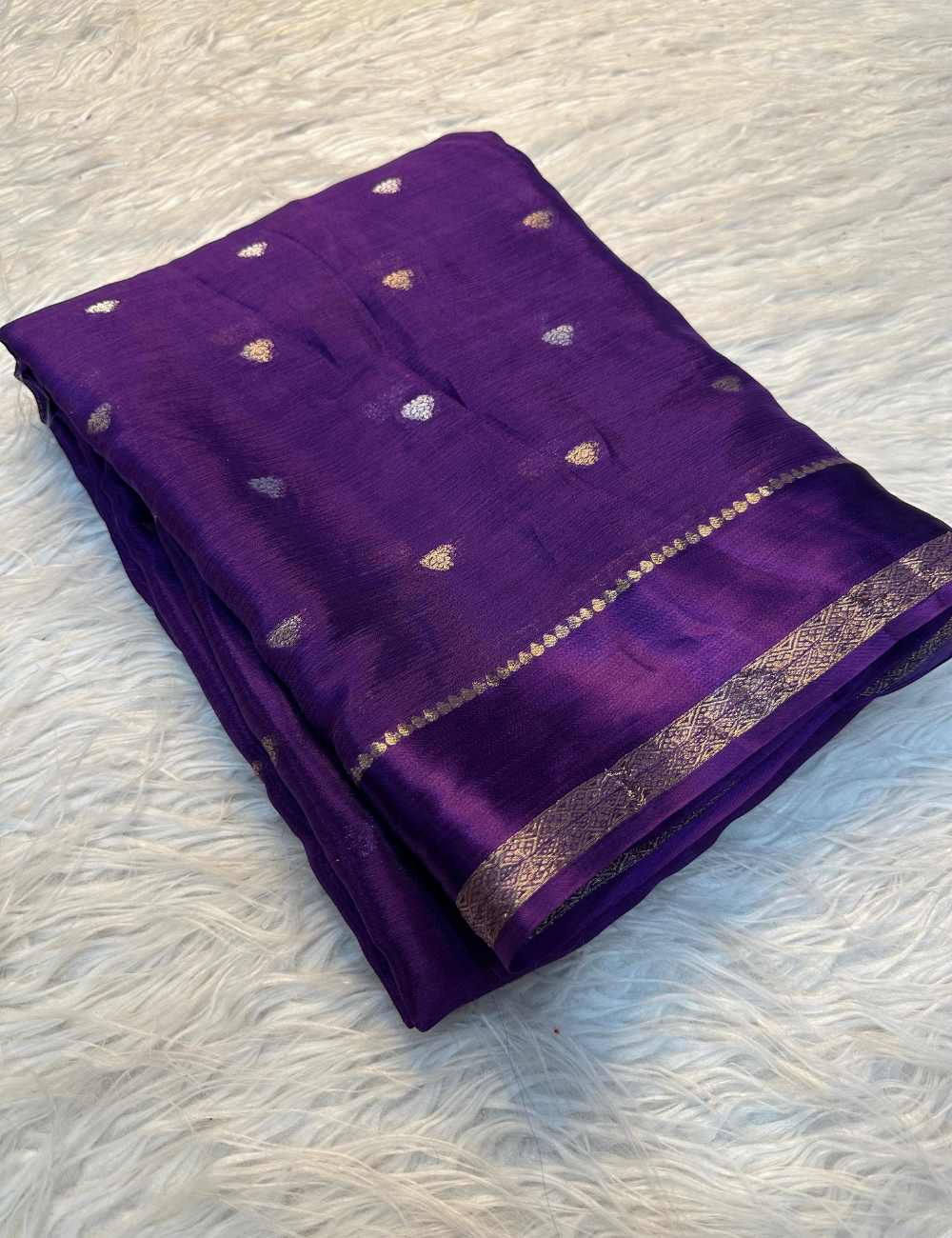 Regal grace viscose chinon saree