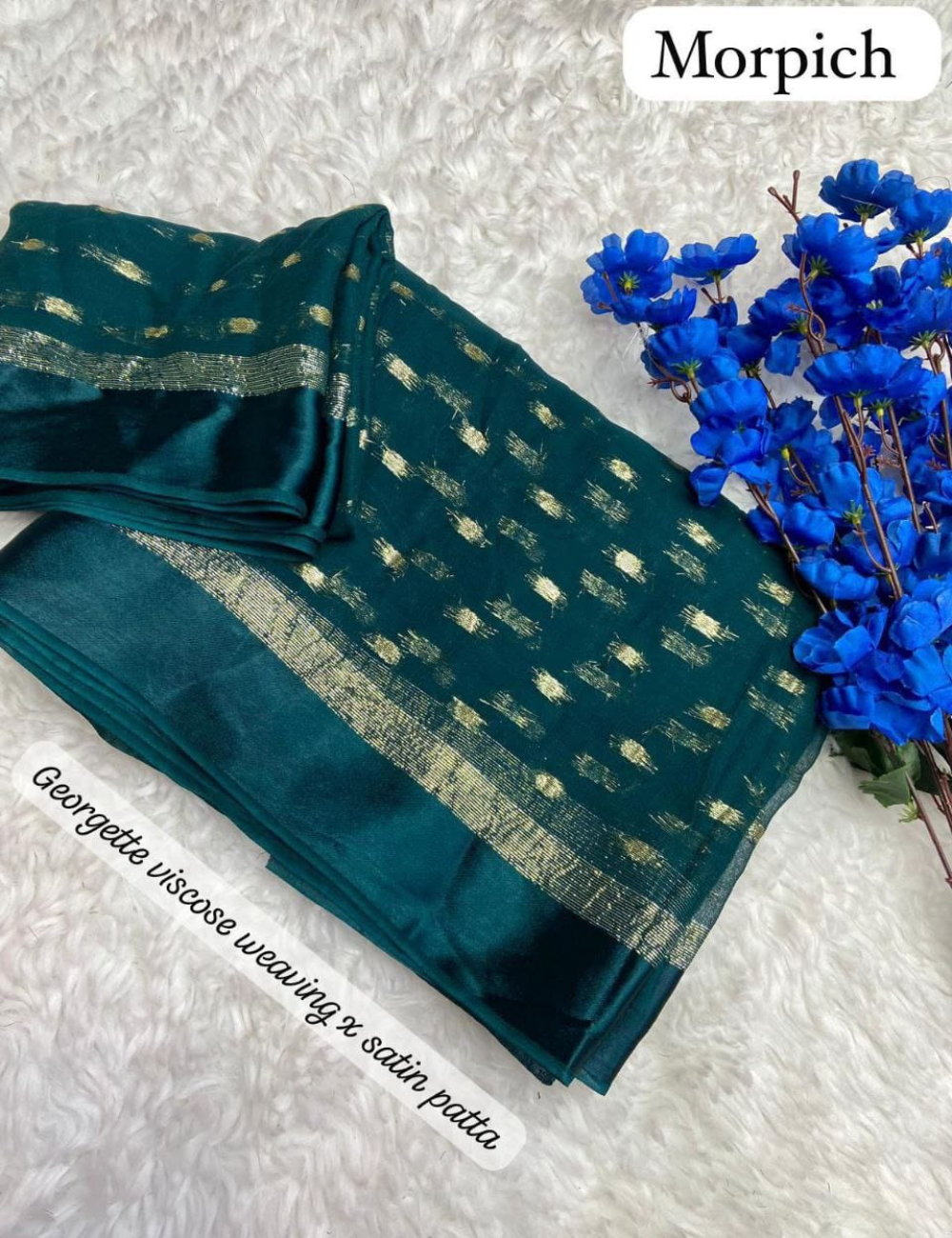 Graceful Glow Viscose Georgette Saree