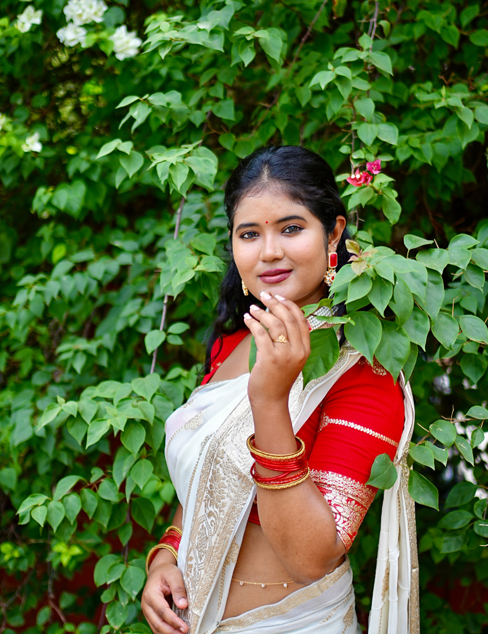 Viscose georgette - A Royal Zari Saree Ensemble