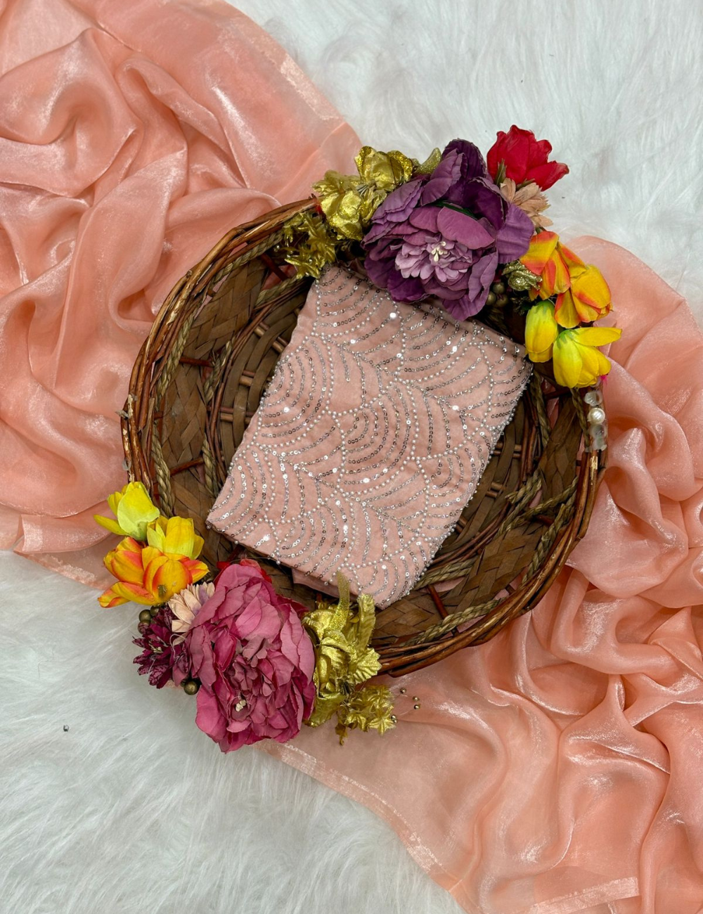 Fendy Satin space silk