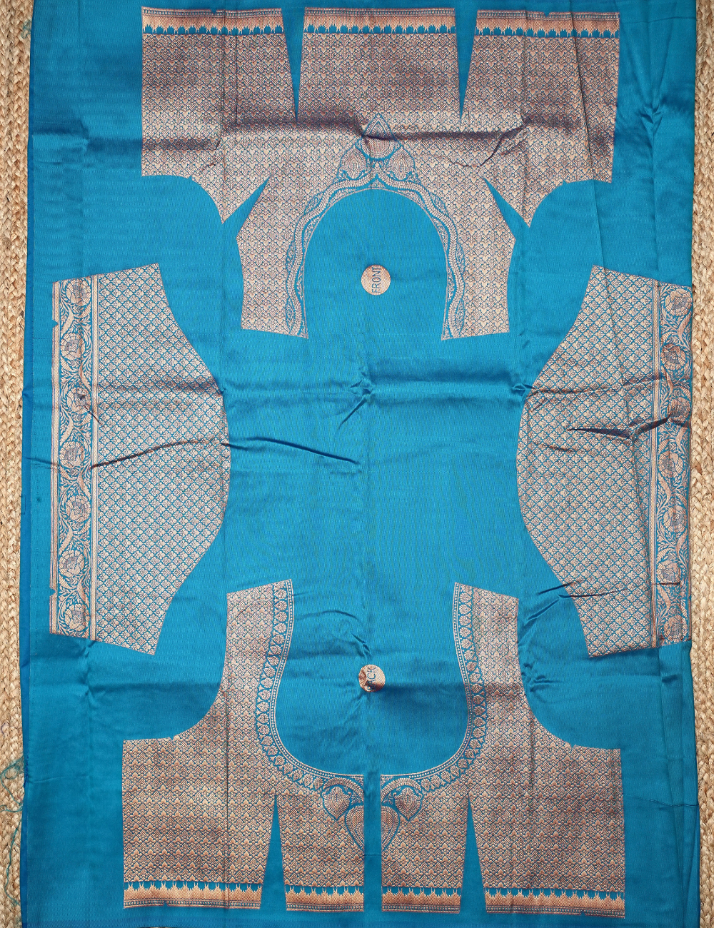 Plum paisley soft silk saree