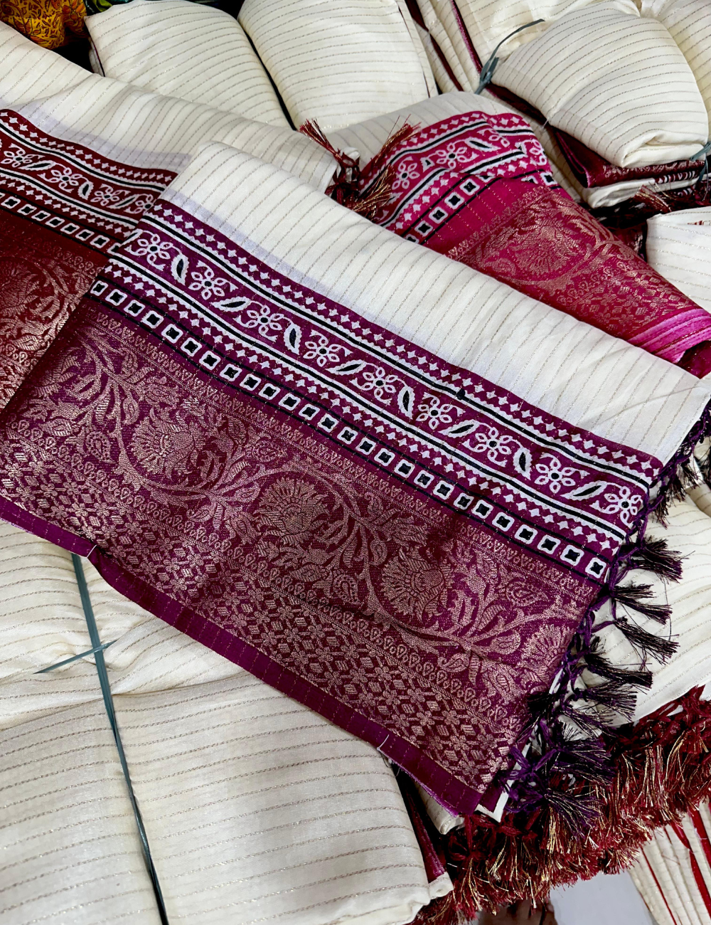 Divine Aura Soft Dola Saree