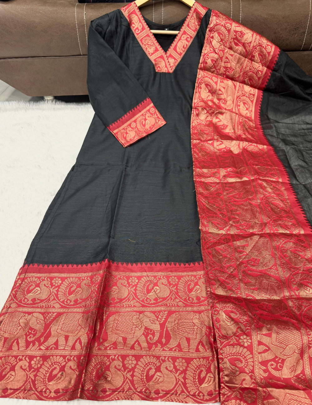 Regal Charm Silk Cotton Kurti