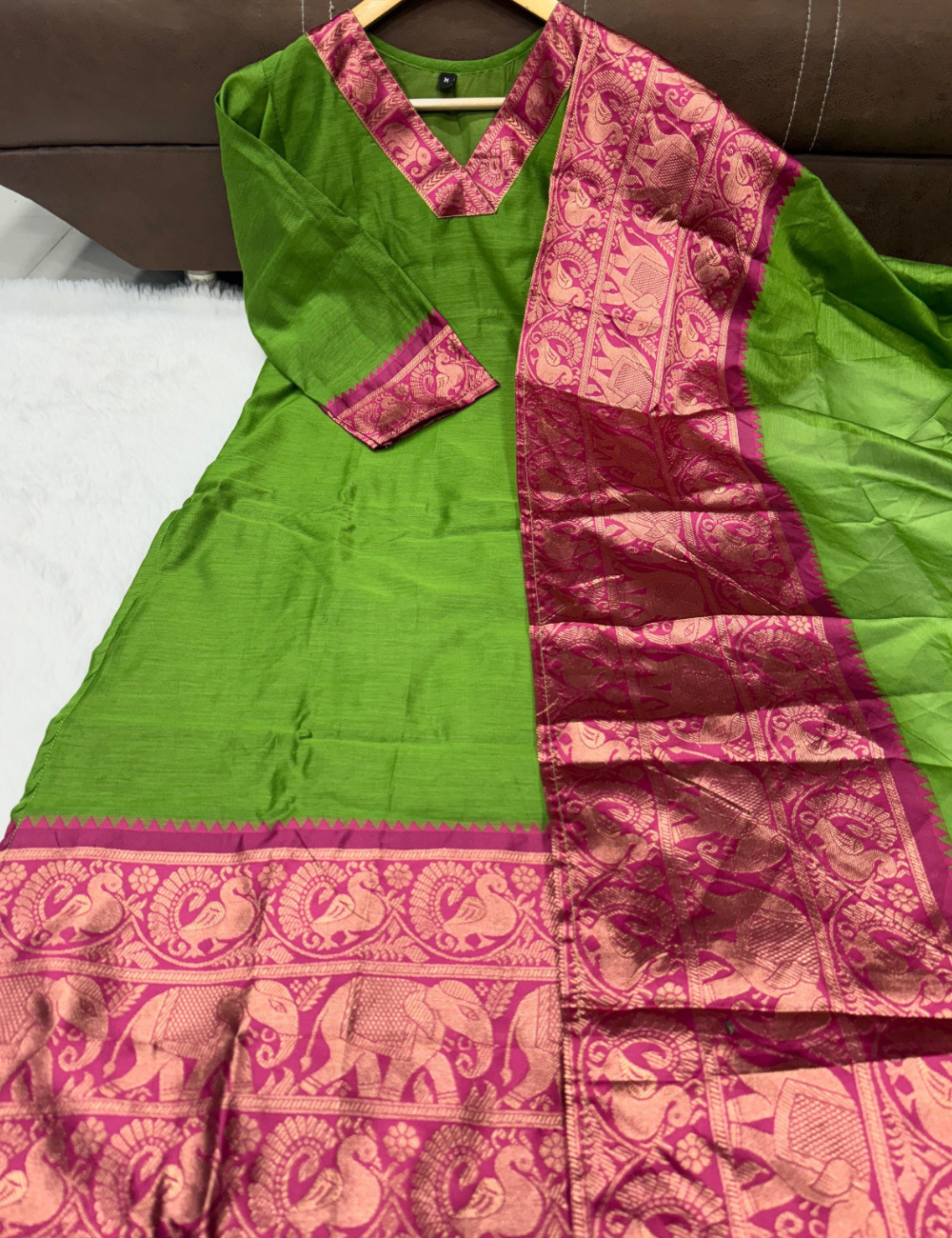 Regal Charm Silk Cotton Kurti