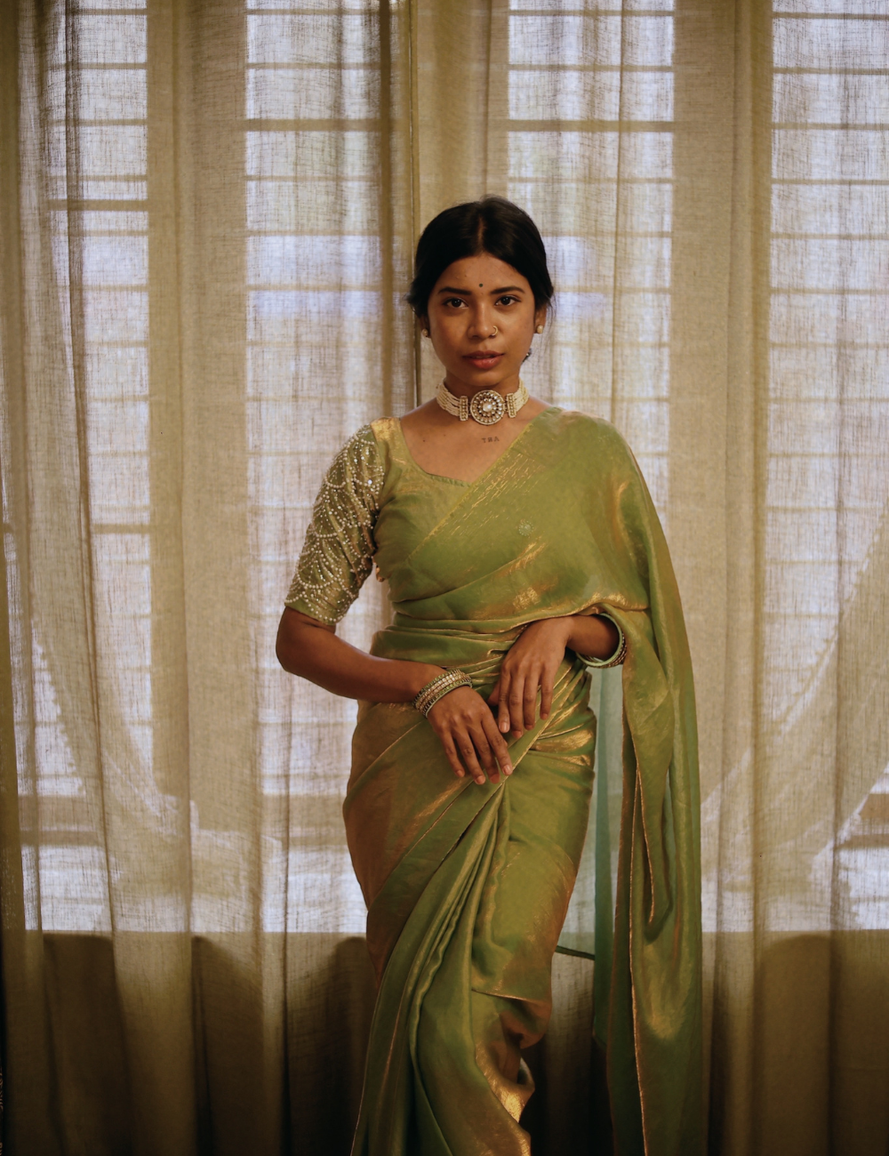 Fendy Satin space silk