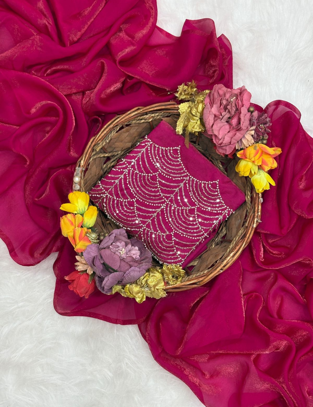 Fendy Satin space silk