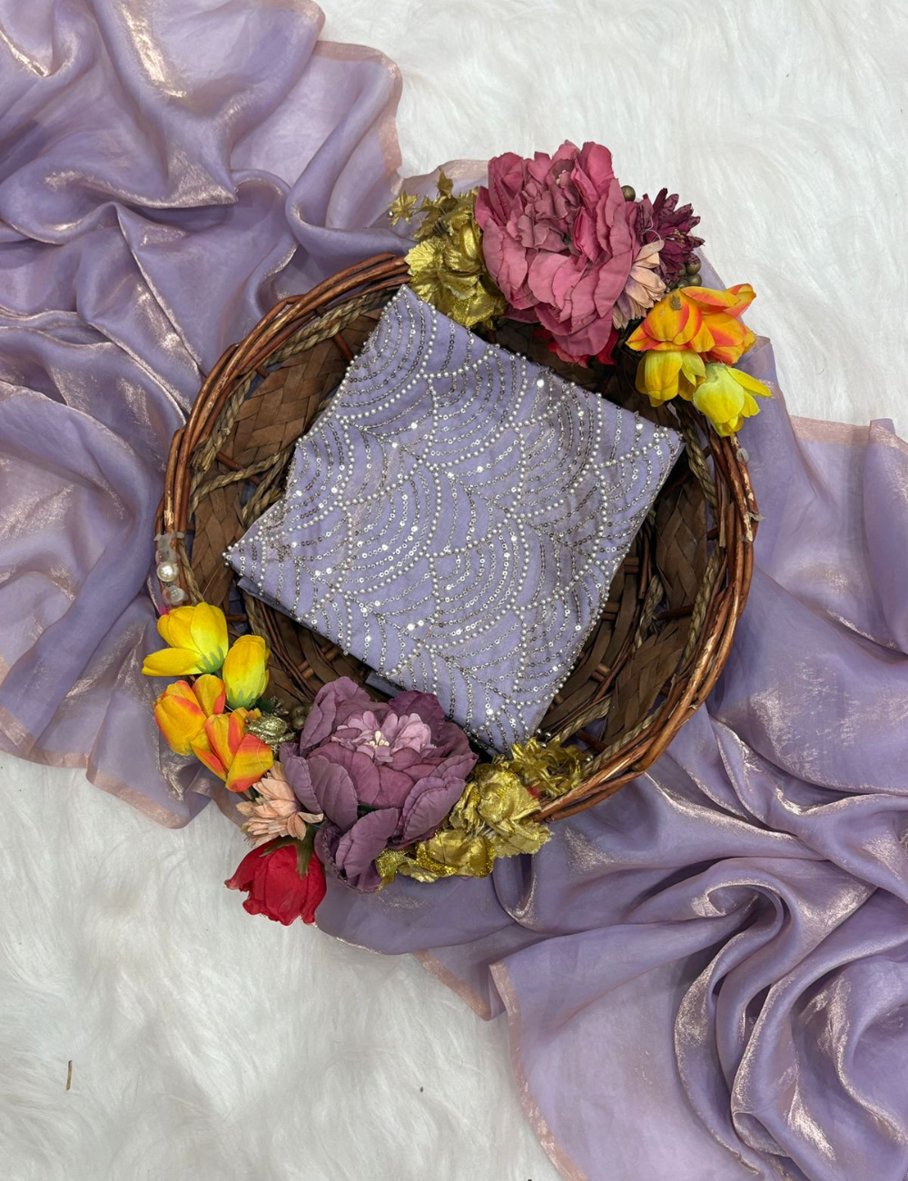 Fendy Satin space silk