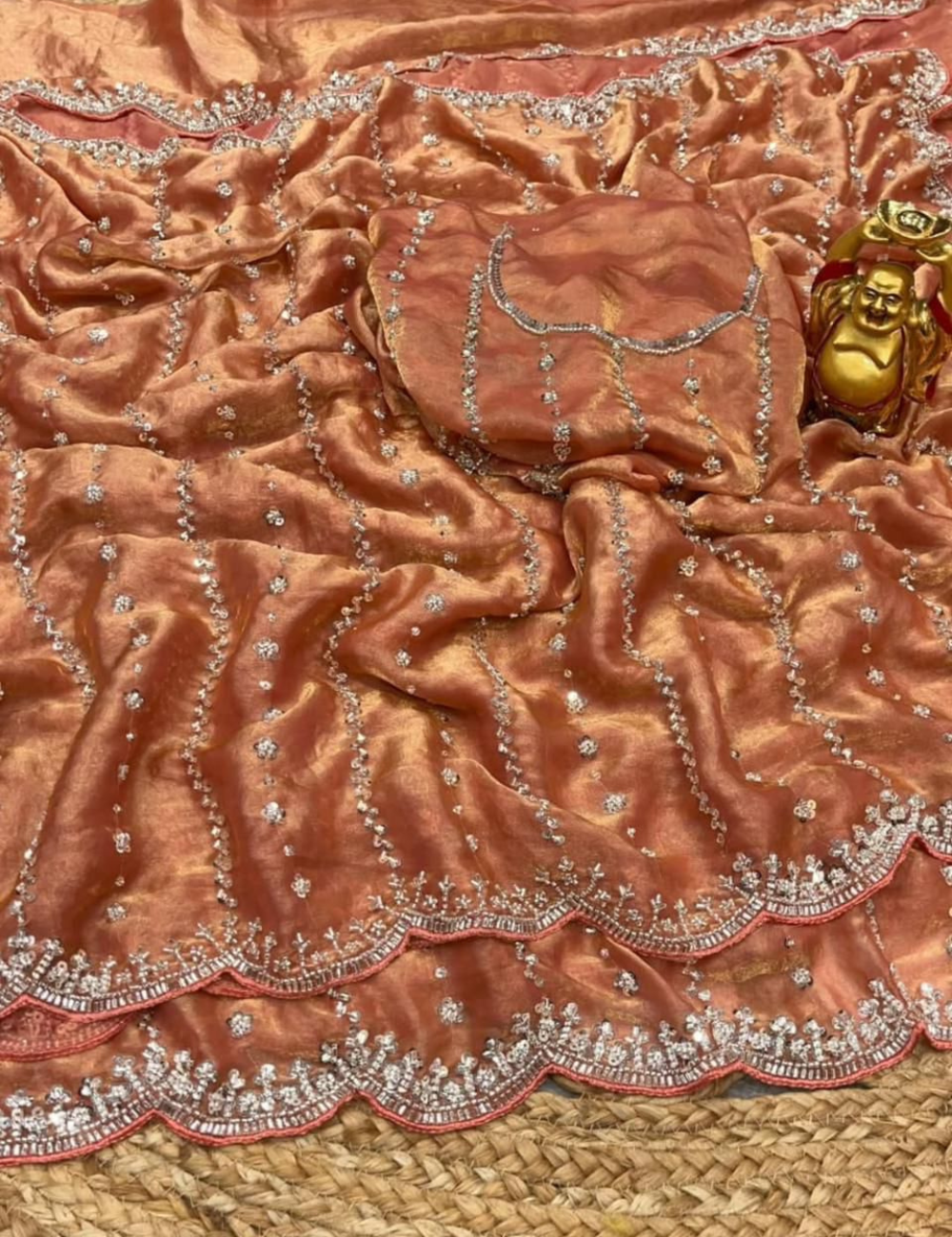 Premium Fendy Space Silk Saree