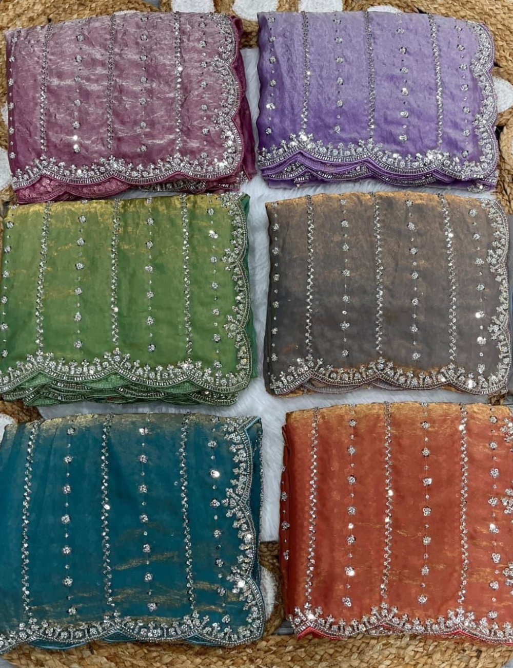 Premium Fendy Space Silk Saree