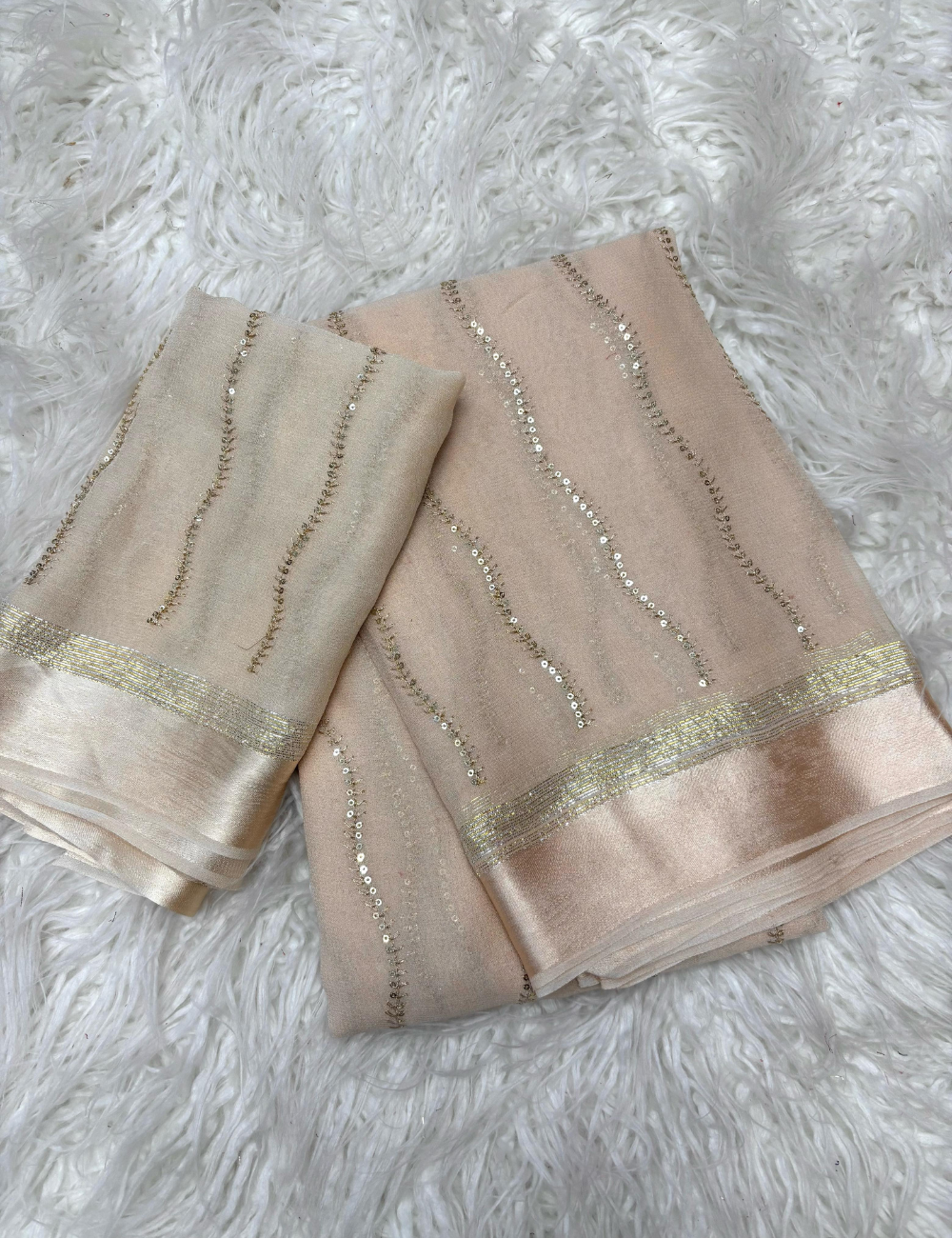 Viscose Georgette with satin lining