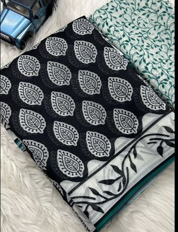 Digital printed Kota doriya saree