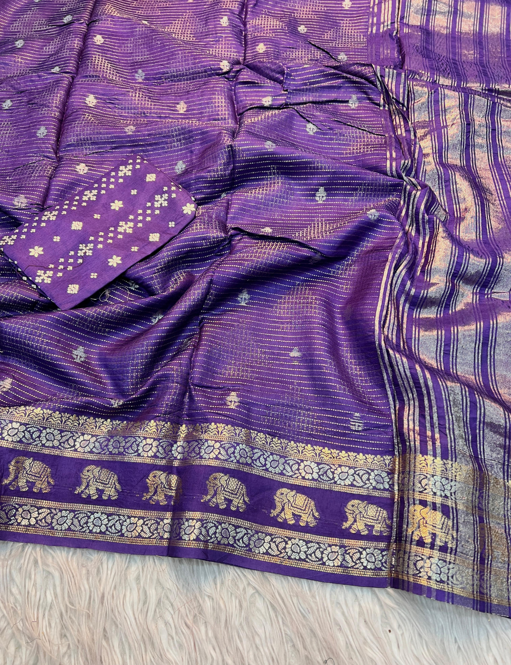 Pure viscose dola crepe silk