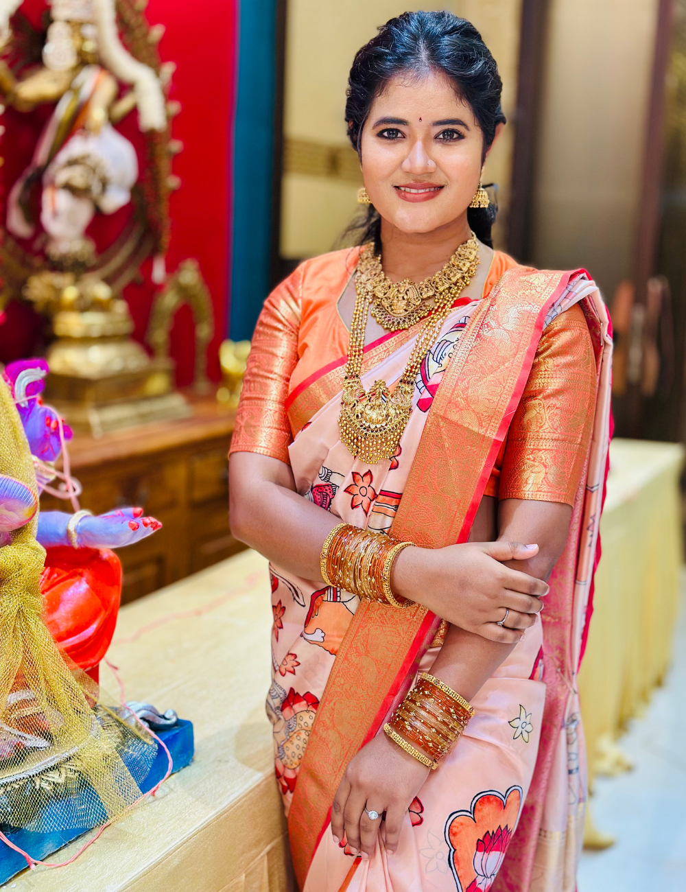 Parrot Motif premium Soft Silk Saree