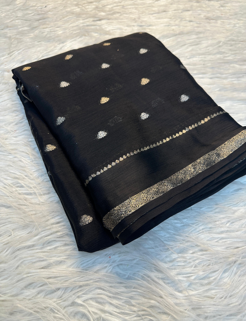 Regal grace viscose chinon saree