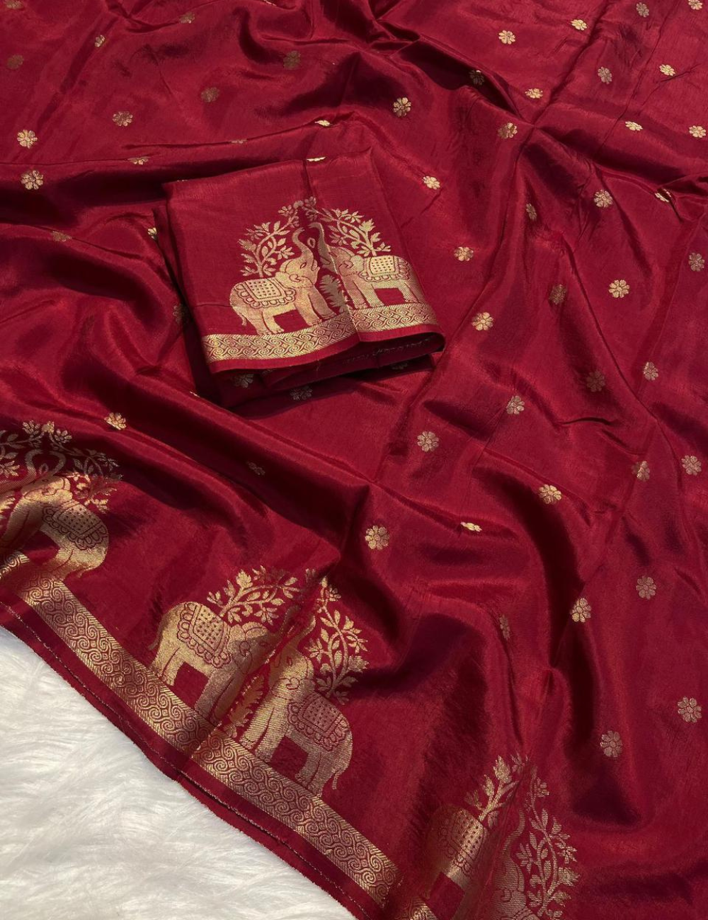 Royal muslin silk saree