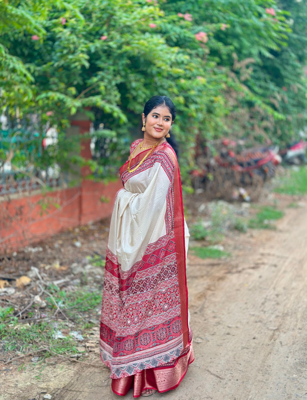 Divine Aura Dola Saree